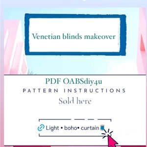 PDF OABSdiy4u 
Venetian blinds makeover